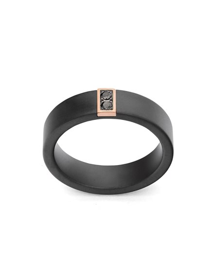 Anello Baraka Uomo in Ceramica AN373001RODN200006 - AN373001RODN200006